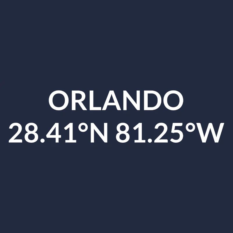 Orlando, Florida, USA Coordinates