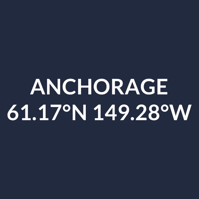 Anchorage, Alaska, USA Coordinates