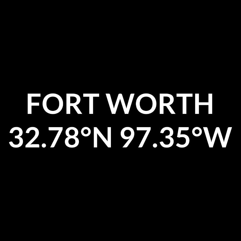Coordonnées de Fort Worth, Texas, États-Unis