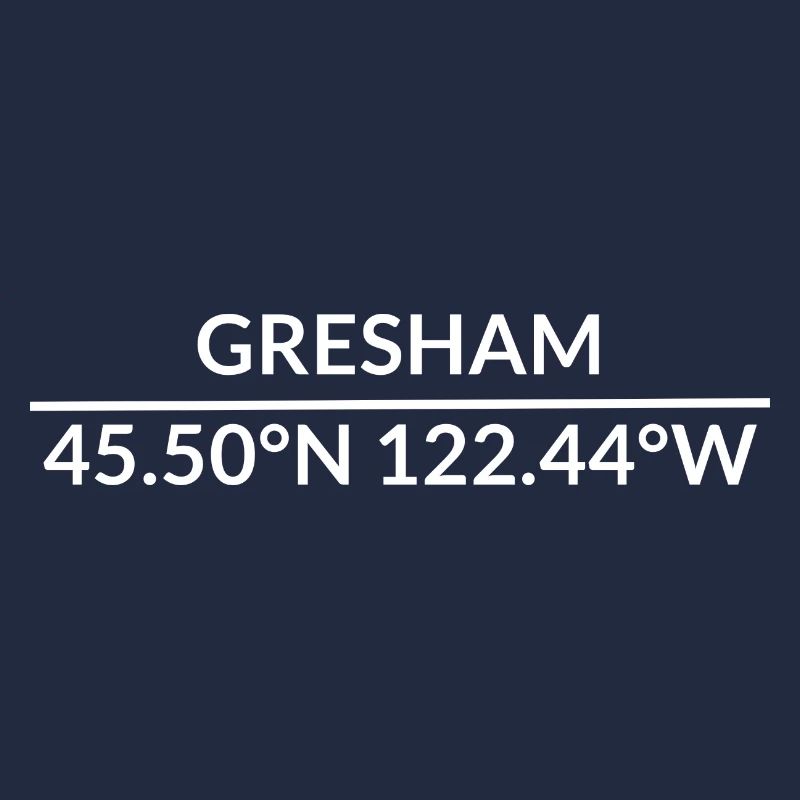 Coordonnées de Gresham, Oregon, États-Unis