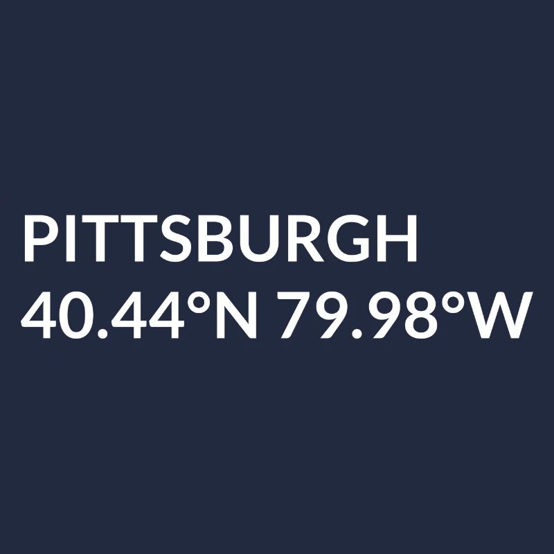 Pittsburgh, Pennsylvanie, États-Unis Coordonnées