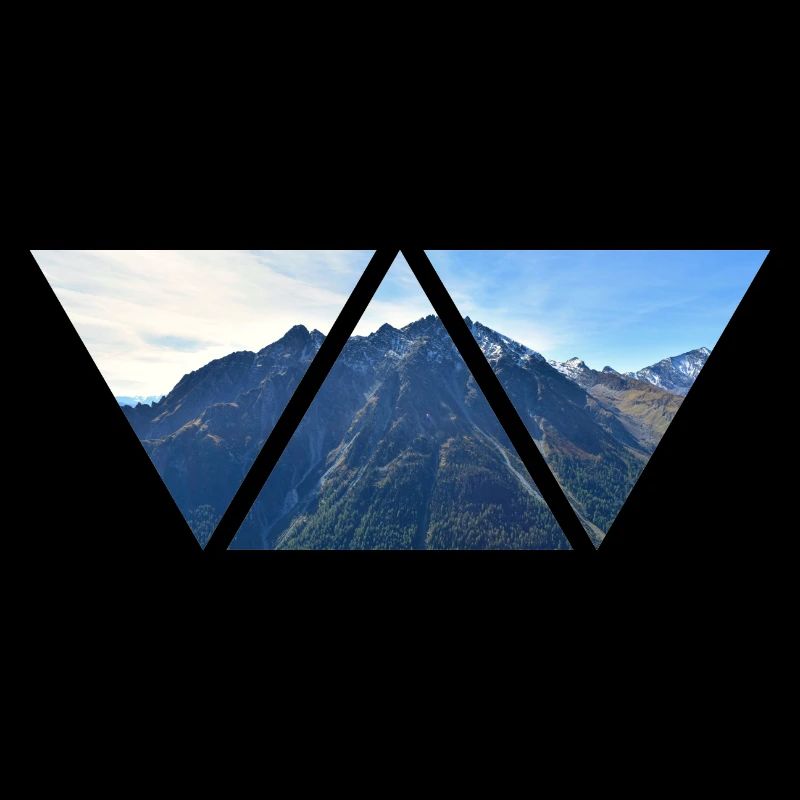 Alps Triangle Hiking Gift Holiday Austria
