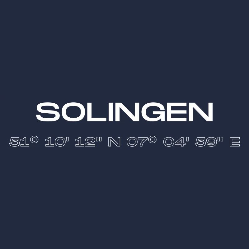 Coordonnées Solingen