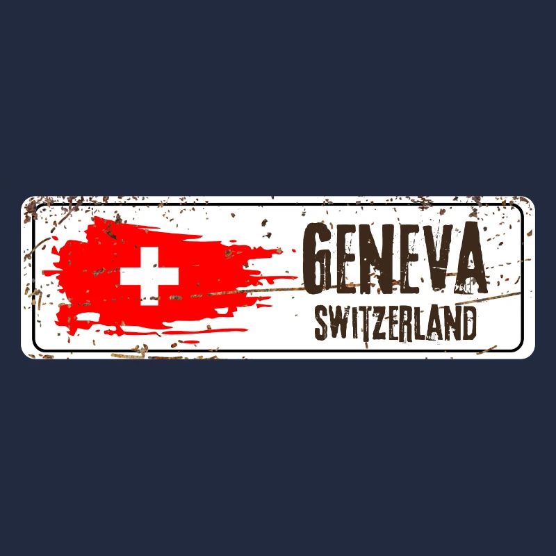 Genf Schweiz Flagge