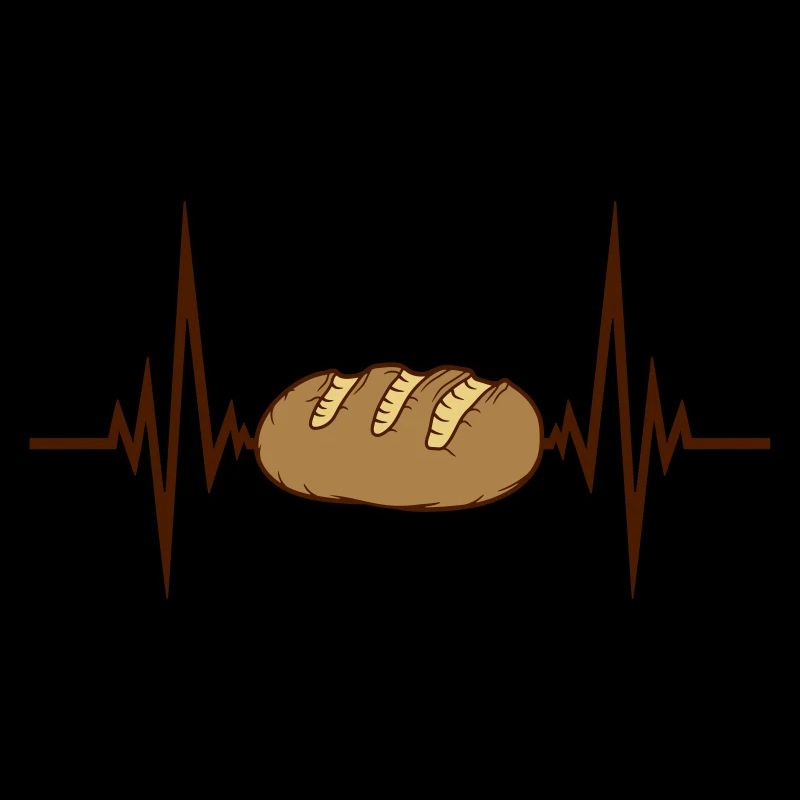 pulse heartbeat frequency hunger loaf bread slice