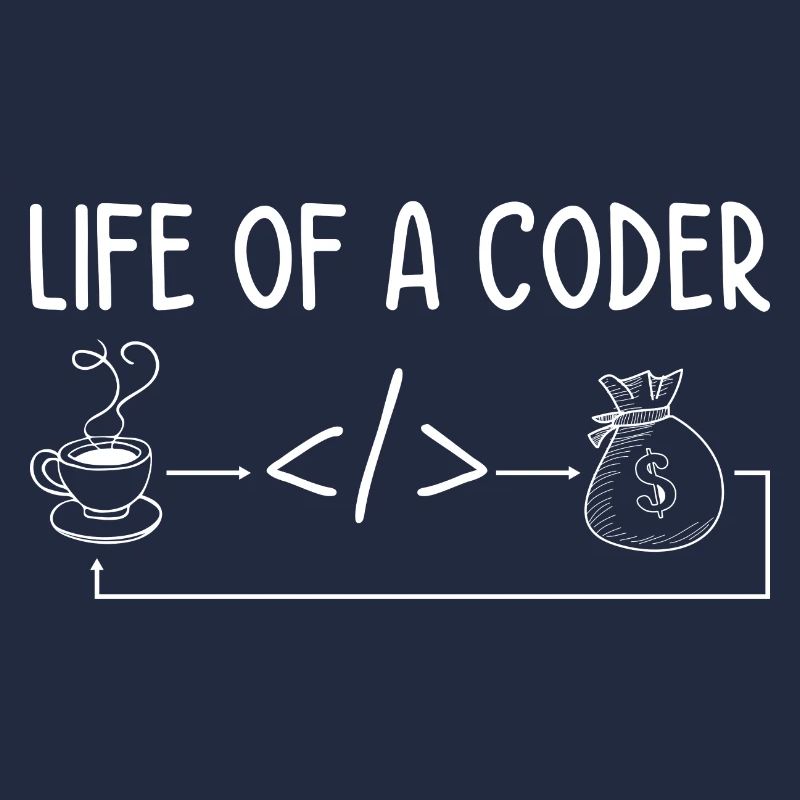 Life Of A Coder Software Developer Programmer Nerd