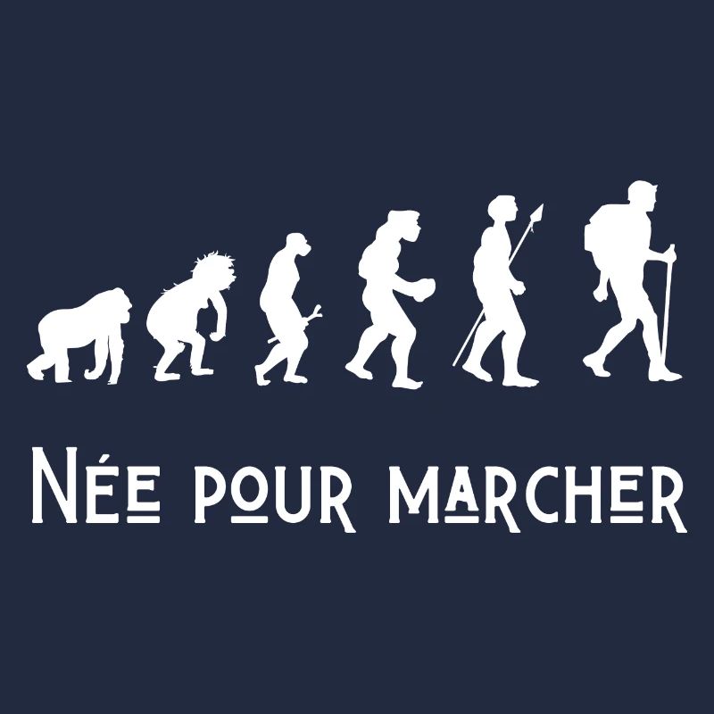 née pour marcher évolution