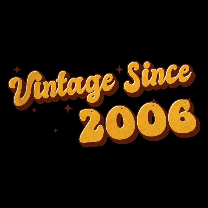 Vintage since 2006 17 Years Old - Groovy 17th