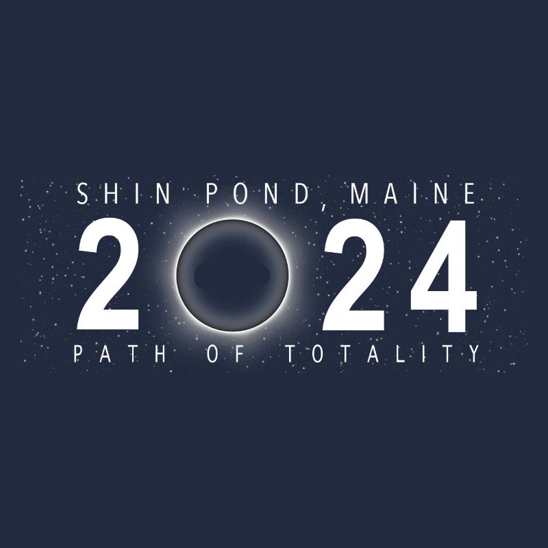 Solar Eclipse Shin Pond Maine April 8 2024