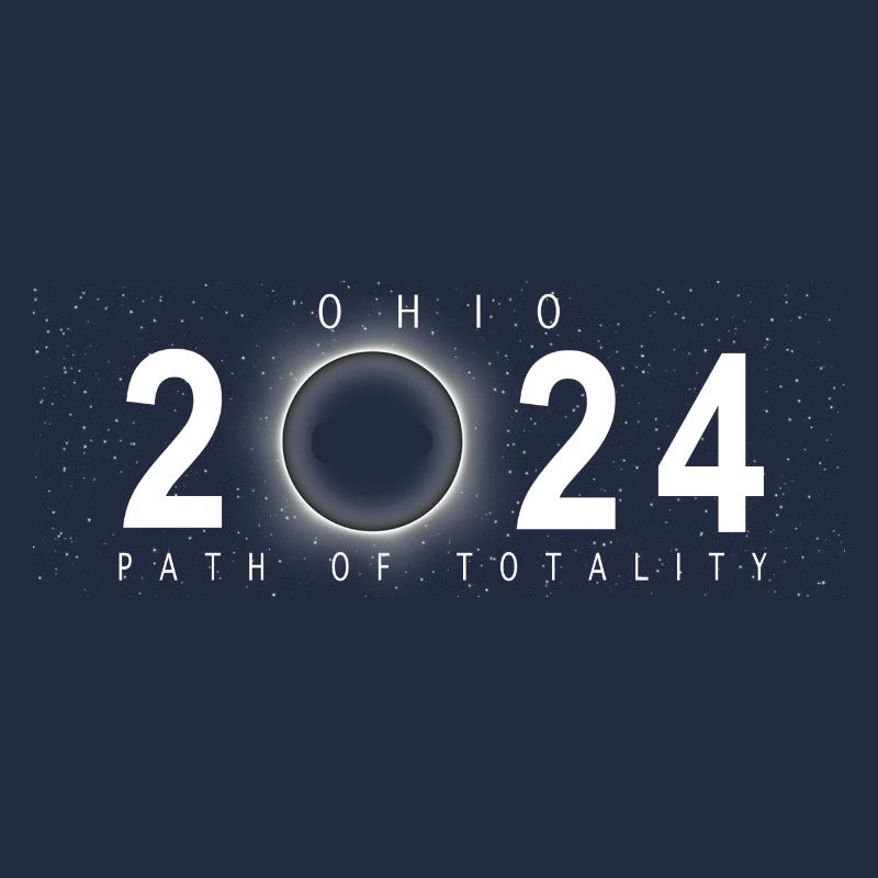 Eclipse de Soleil Ohio 8 avril 2024