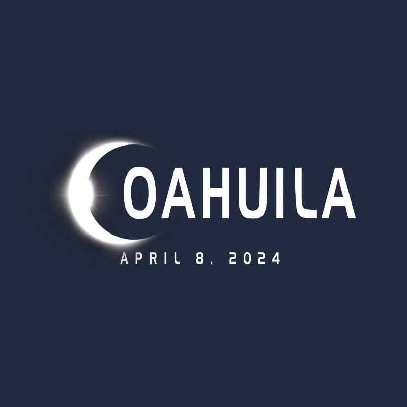 Coahuila Mexique Eclipse Souvenir 8 avril 2024