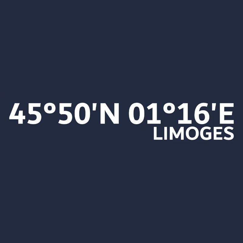 Coordonnées de Limoges