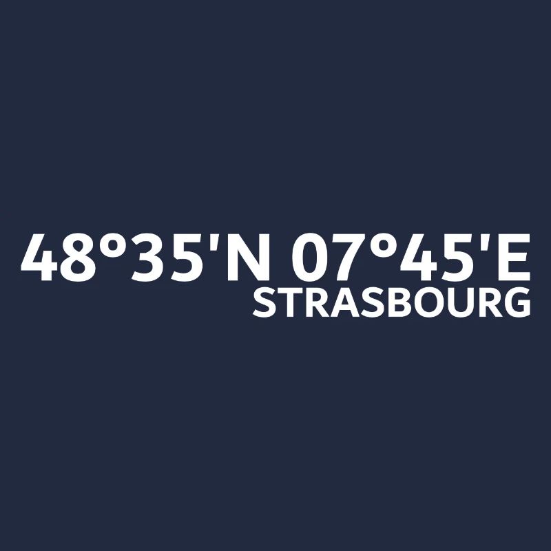 Coordonnées de Strasbourg
