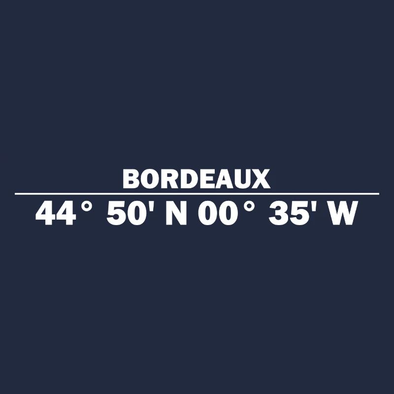 Coordonnées de Bordeaux