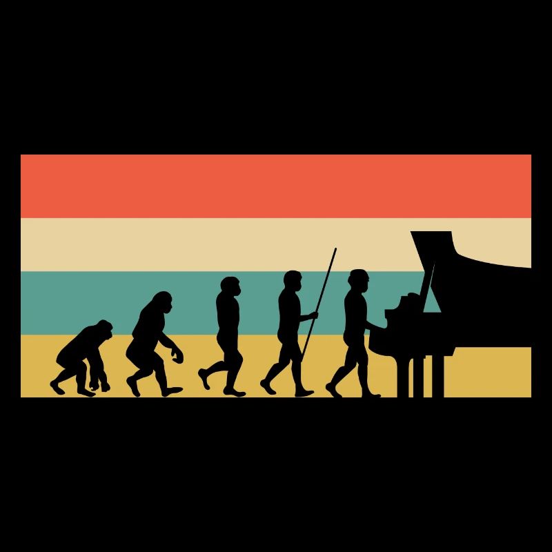 Piano Evolution Klavier Pianist Klavierspieler
