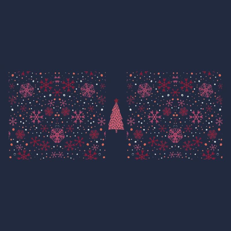 Christmas tree snowflakes