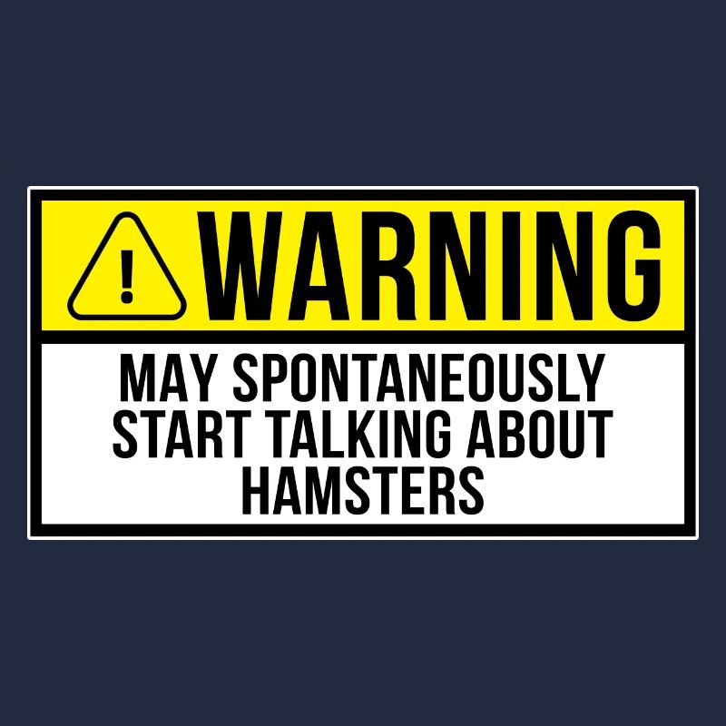 Warning May Spontaneously Start Talking About Hams