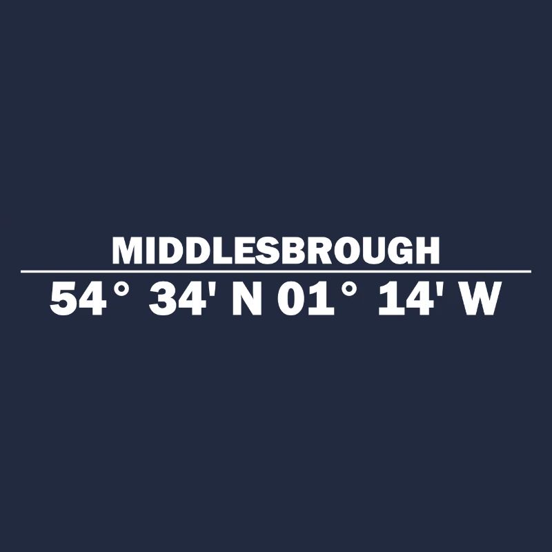 Coordonnées de Middlesbrough