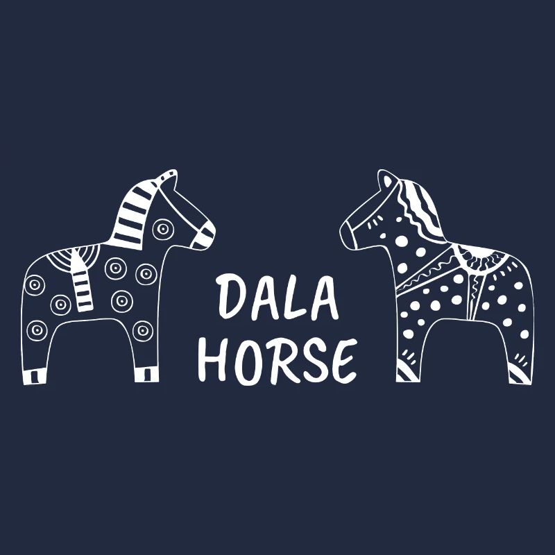 Sculpture sur cheval Dala