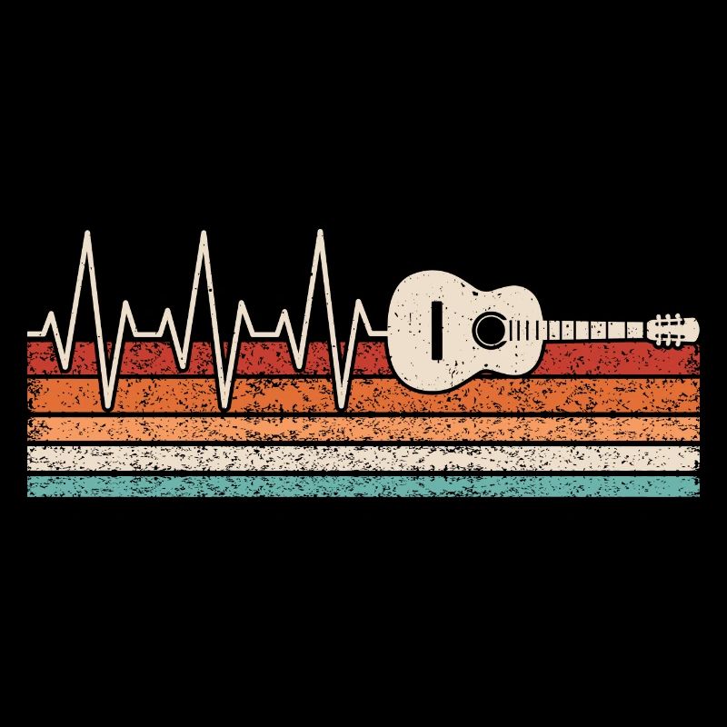 Gitarre Herzschlag