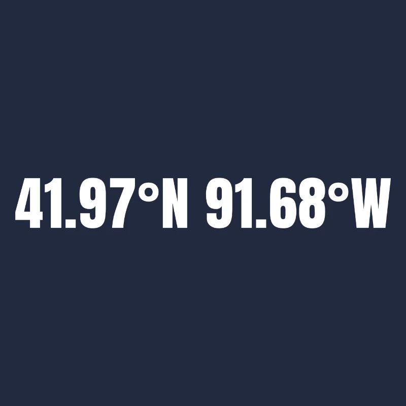 Cedar Rapids, Iowa, USA Coordinates