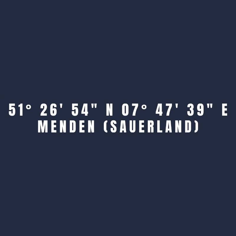 Menden (Sauerland), North Rhine-Westphalia Coordinates