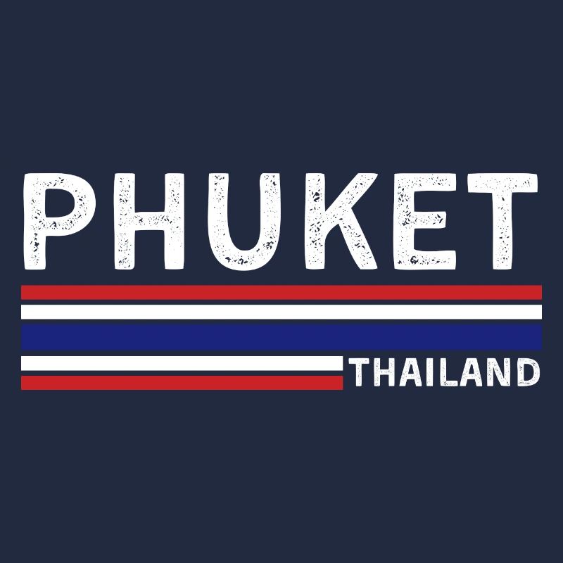 T-shirt drapeau de la Thaïlande de Phuket