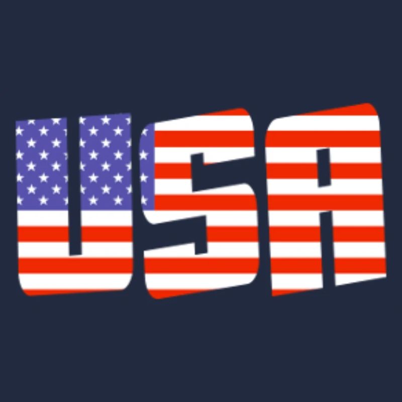 Couleurs des lettres du drapeau des États-Unis