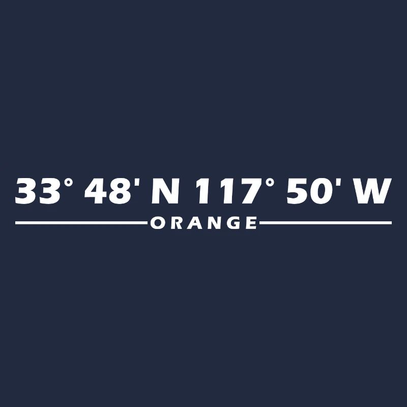 Coordonnées orange