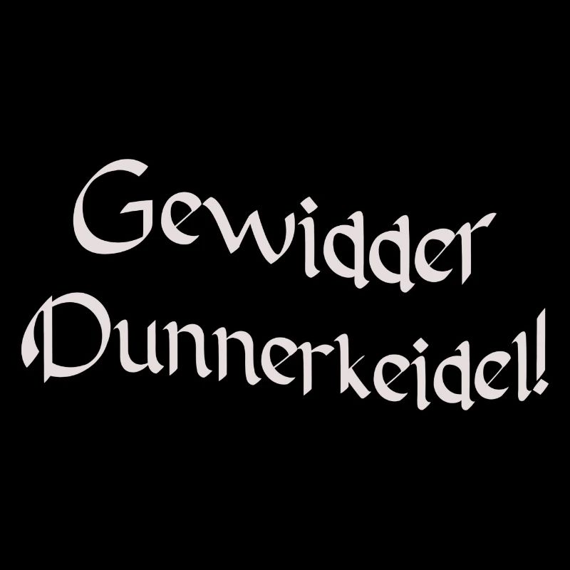 Gewidder Dunnerkeidel / Gewitter donner keil