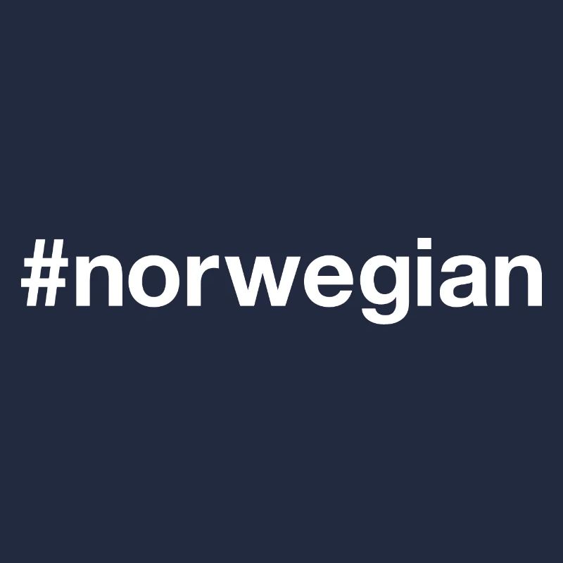 NORWEGIAN Norwegen Hashtag