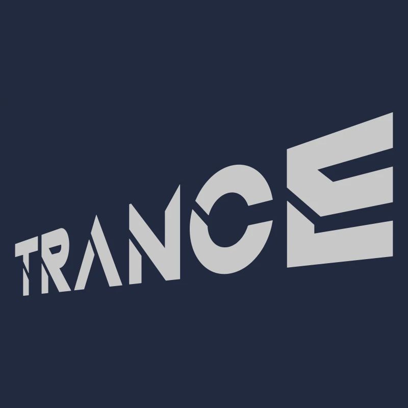 Techno Trance Lettering Music