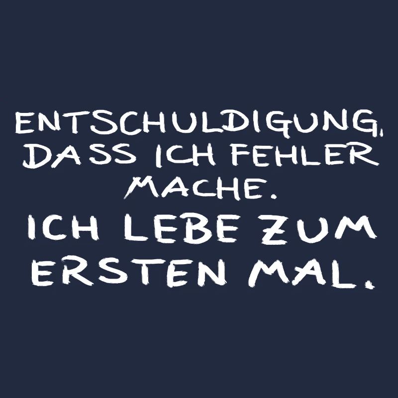 Entschuldigung, dass ich Fehler mache.