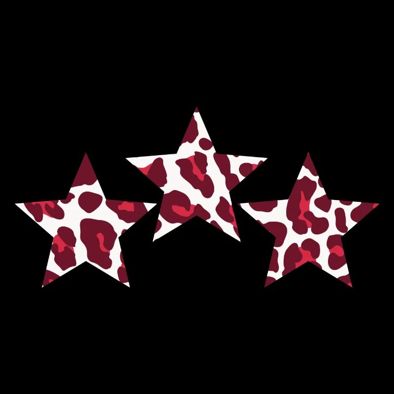 Etoile leopard imprimer