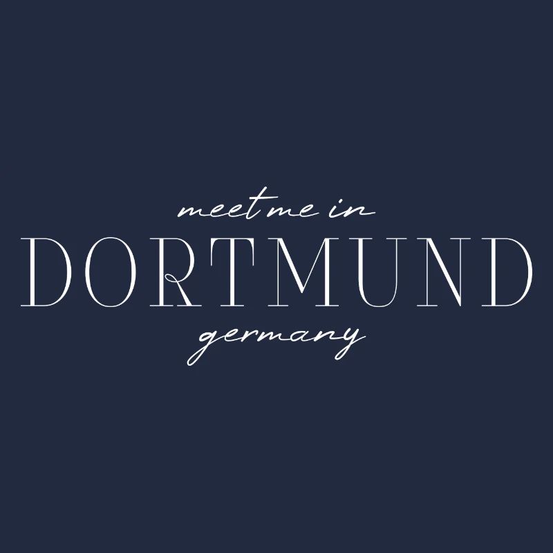 Dortmund Germany Elegance Style Design T-Shirt