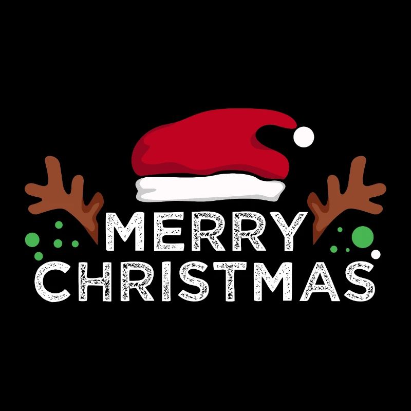 Merry Christmas Santa Rudolph idée cadeau