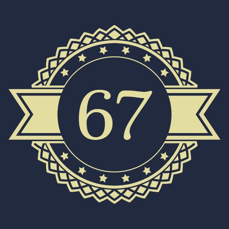 67 Emblème numérique