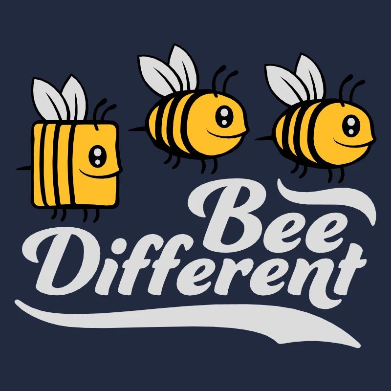 bee different Spruch Zitat