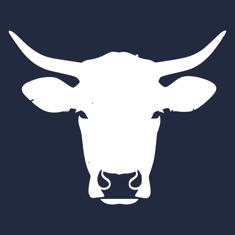 Texas Longhorn Bull Head Western Vector
