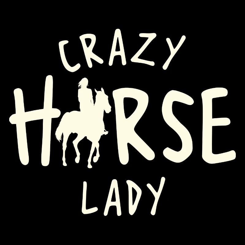 Crazy Horse Lady Horses Cavalier