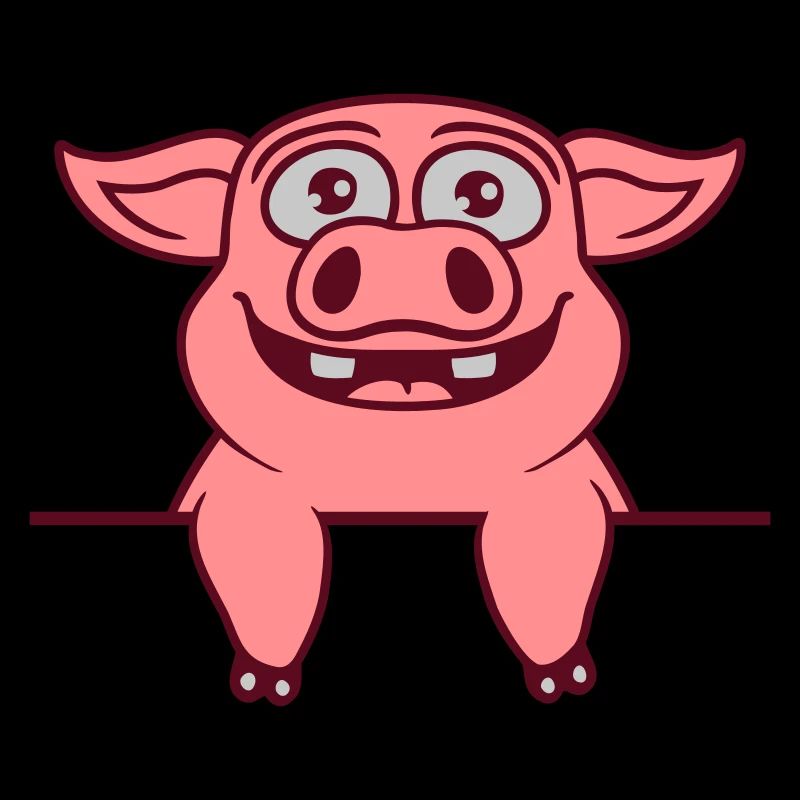 Stall Schwein Text einfügen