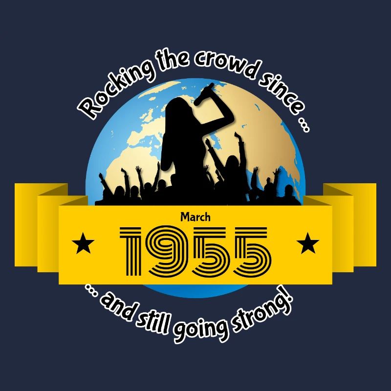 70. Geburtstag Rocking the crowd since 03/1955