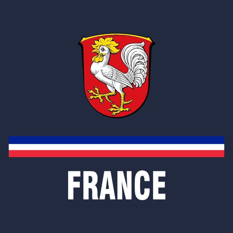 Coq Tricolore et Drapeau