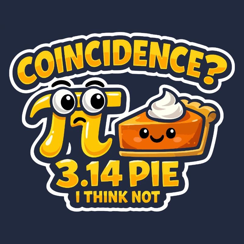 Pi Day Coincidence 3.14 Mathe Kuchen Design