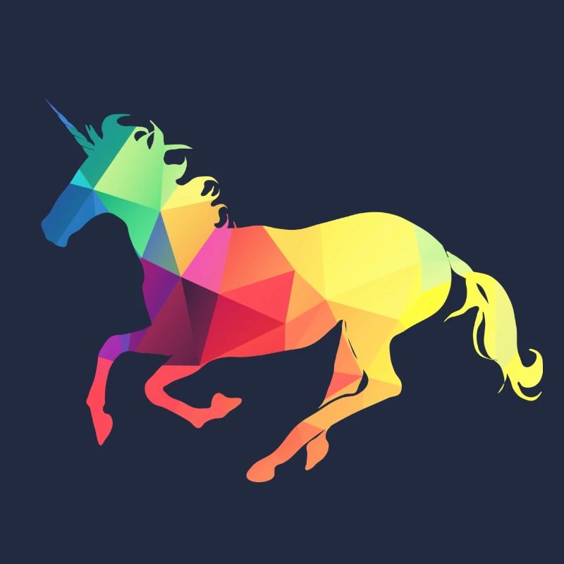 Buntes Einhorn