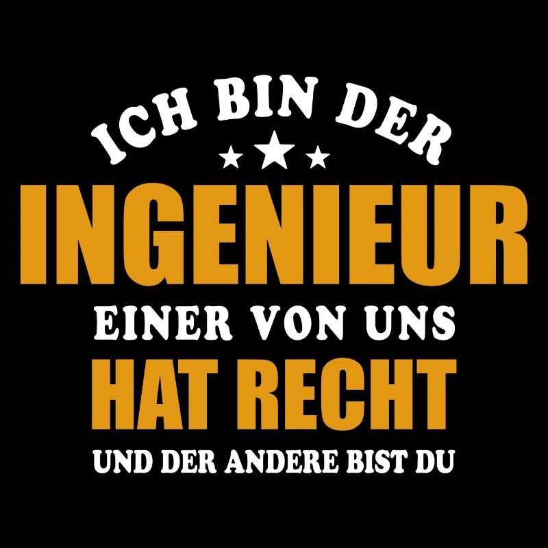 Ich bin der Ingenieur - einer von uns hat Recht