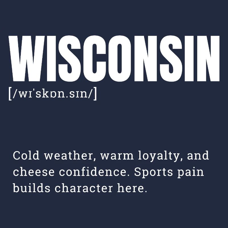 Wisconsin Blockschrift Stil
