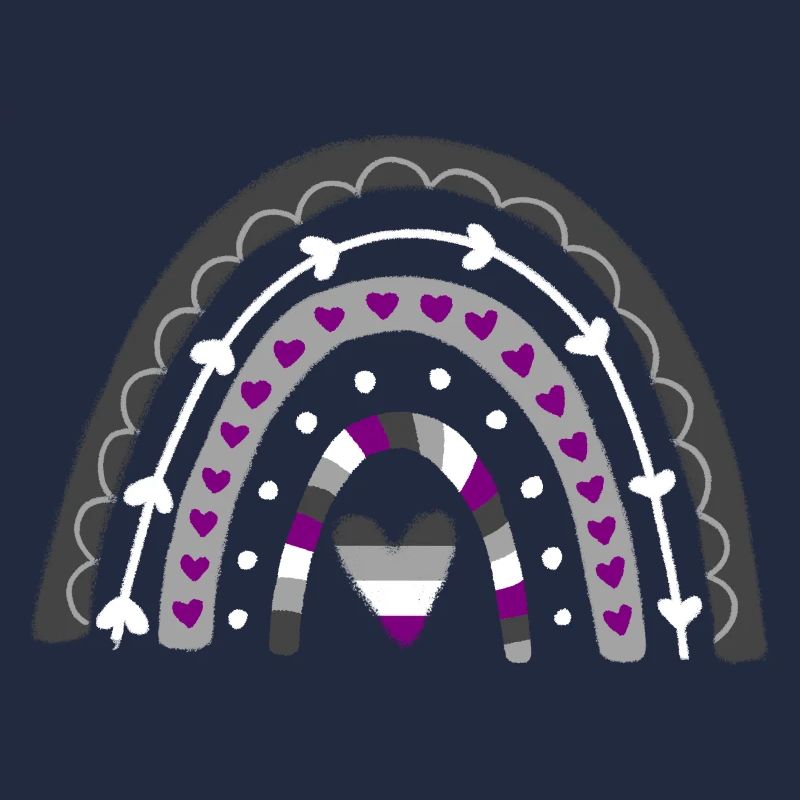 Asexual Pride Boho Regenbogen
