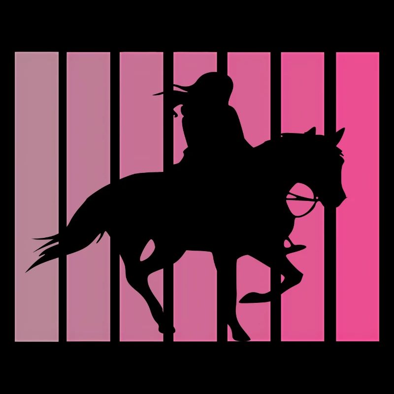Retro Pferde Design