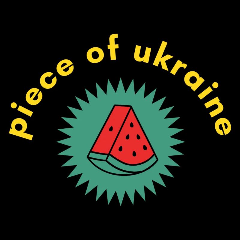 Peace for Ukraine with watermelon
